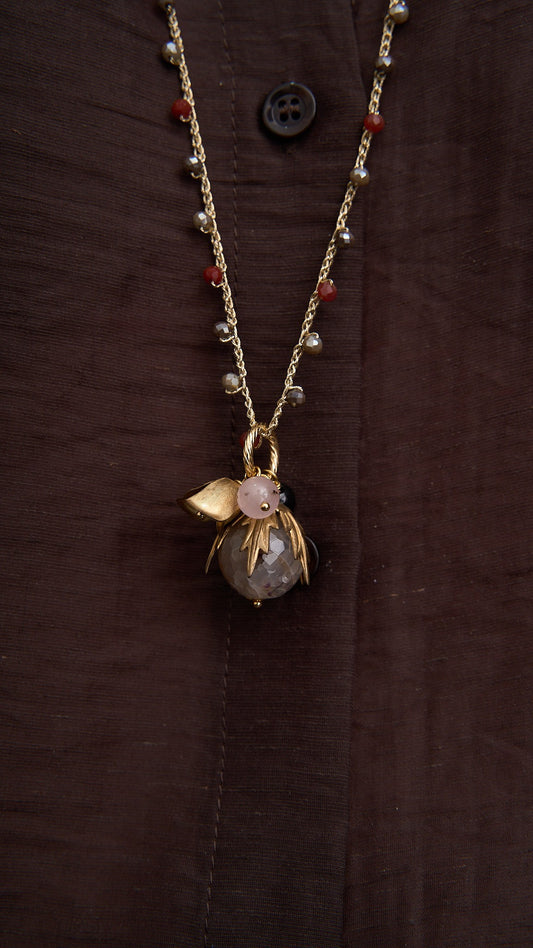 Via Roma - Collana "Baby Beautiful" Marrone - Oro - Rosa - Nero - Bianco