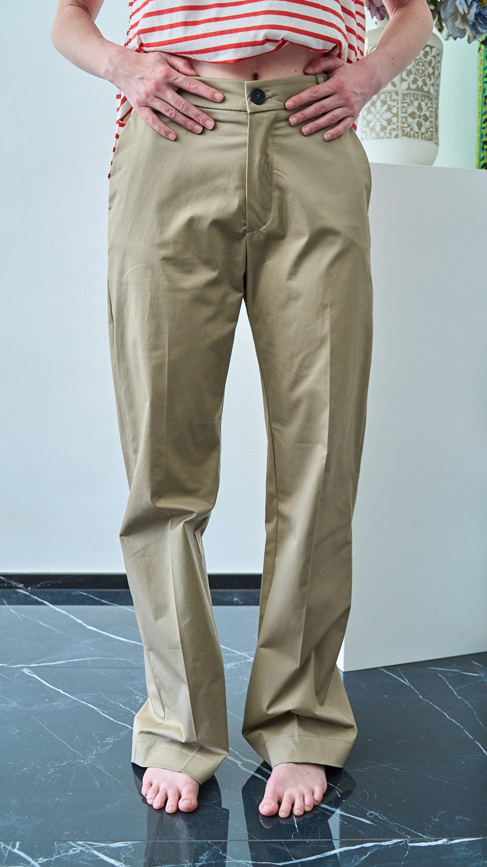 Tensione In - Completo regular con blazer manica corta tulle - ART.DL356PE26CAMP - Beige