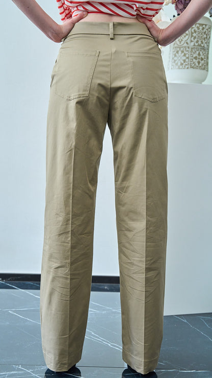 Tensione In - Completo regular con blazer manica corta tulle - ART.DL356PE26CAMP - Beige