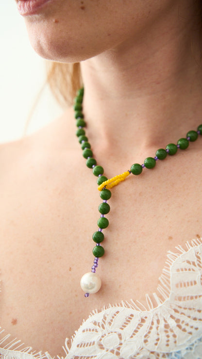 Via Roma - Girogola "Annalisa" Giallo - Viola - Verde - Bianco Perla