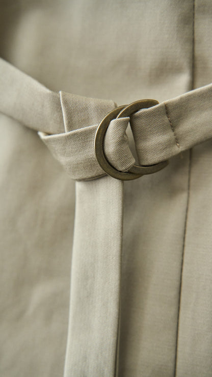 Tensione In - Completo regular con blazer manica corta tulle - ART.DL356PE26CAMP - Beige