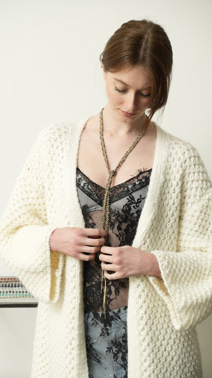 Via Roma - Collana "Nude" Cappuccino - Taupe - Oro