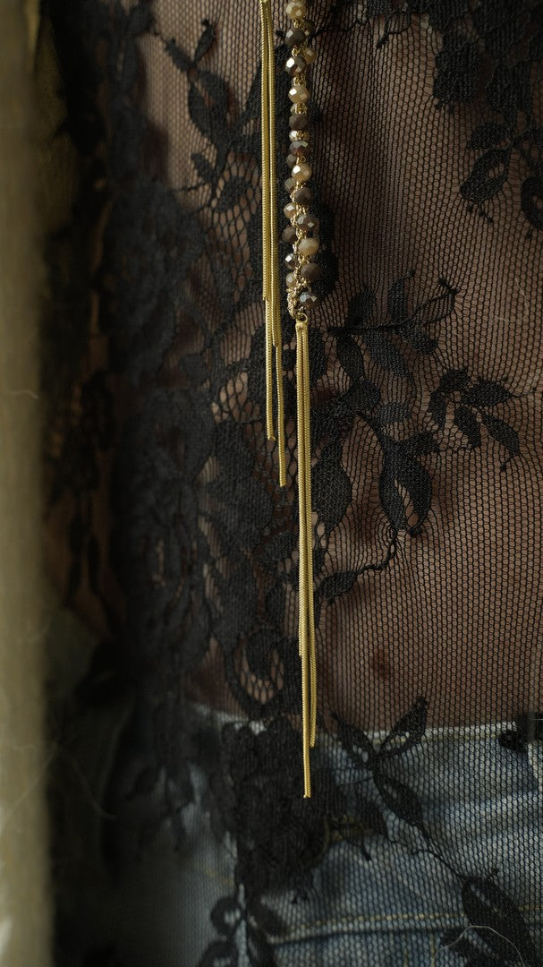 Via Roma - Collana "Nude" Cappuccino - Taupe - Oro