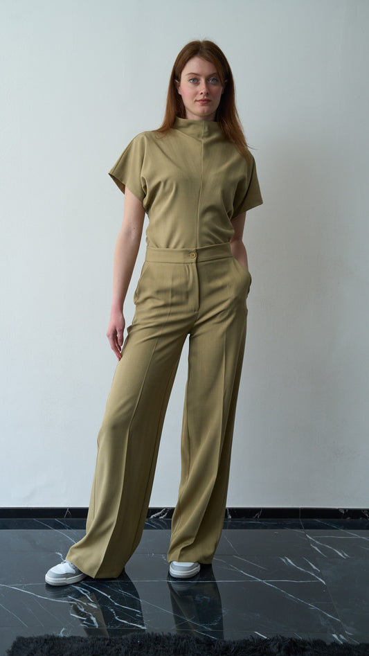 King Kong - Top gessato lurex - ART.SP8EG5 Cachi