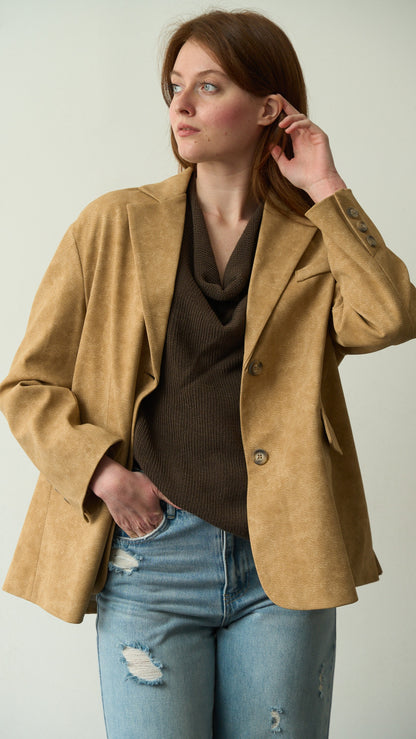Tensione in - Blazer oversize - ART.TE26B3115 Beige