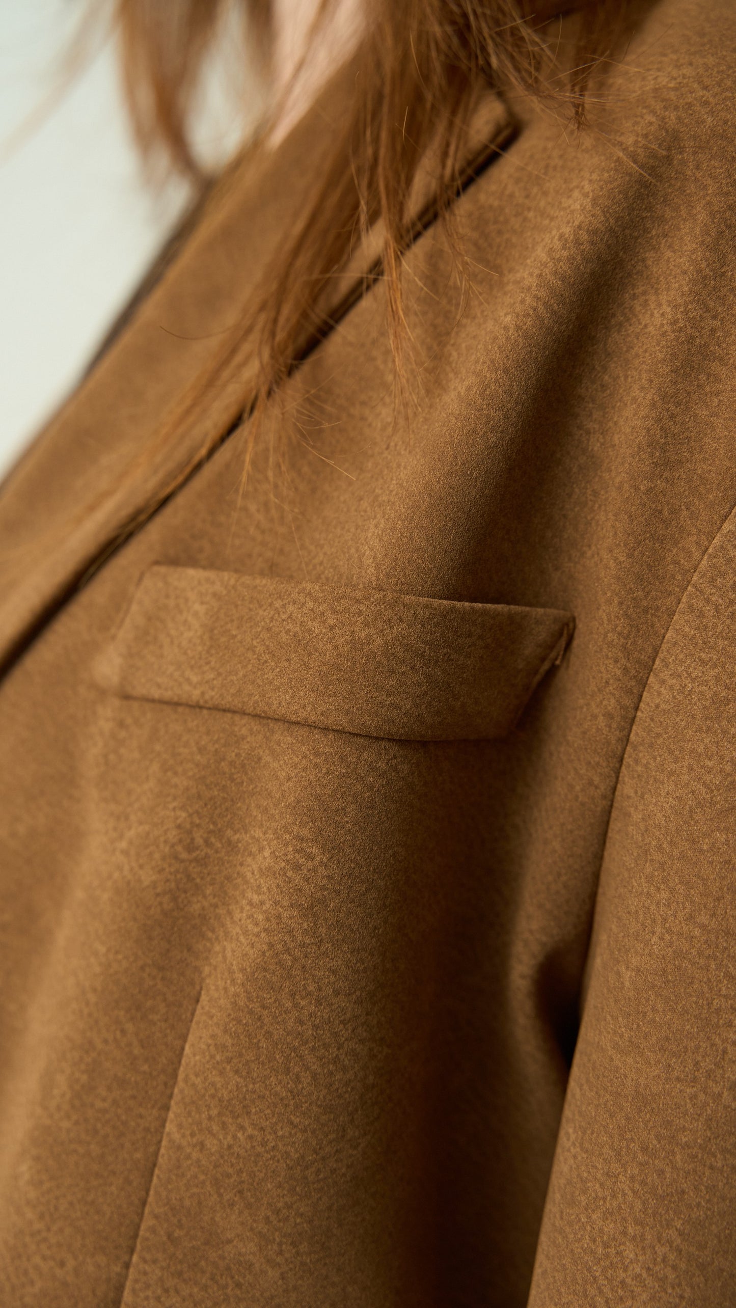 Tensione in - Blazer oversize ART.TE26B3115 Tabacco