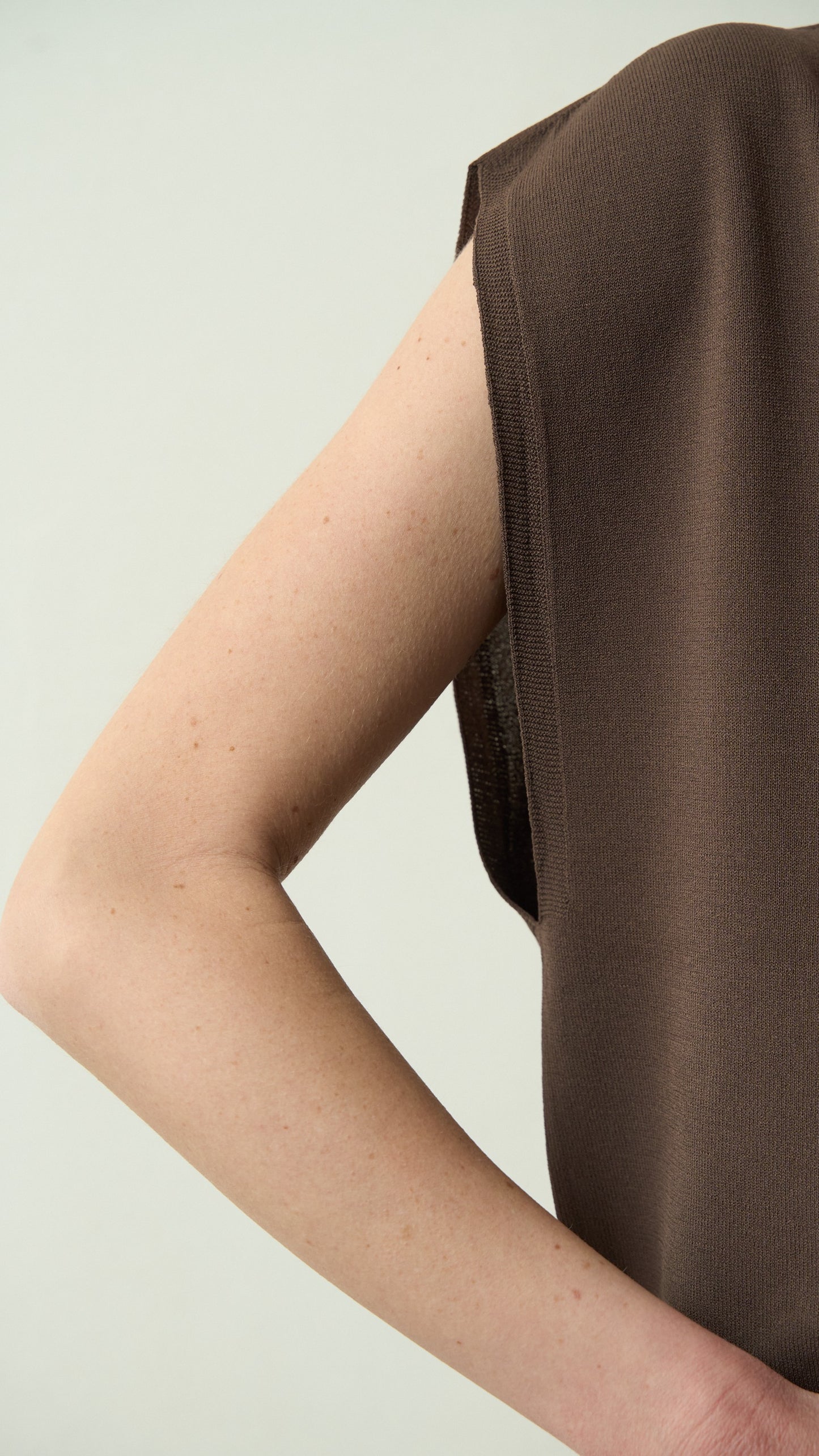 King Kong - T-shirt in maglia  ART.SP8PA31 Marrone