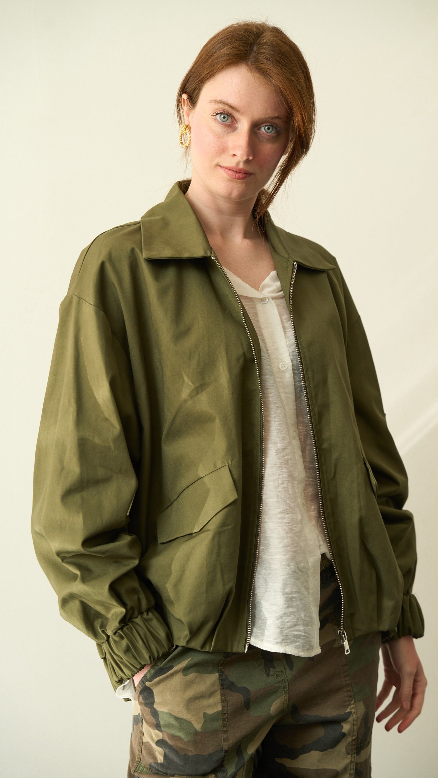 King Kong - Bomber verde militare - ART.SP8EG13