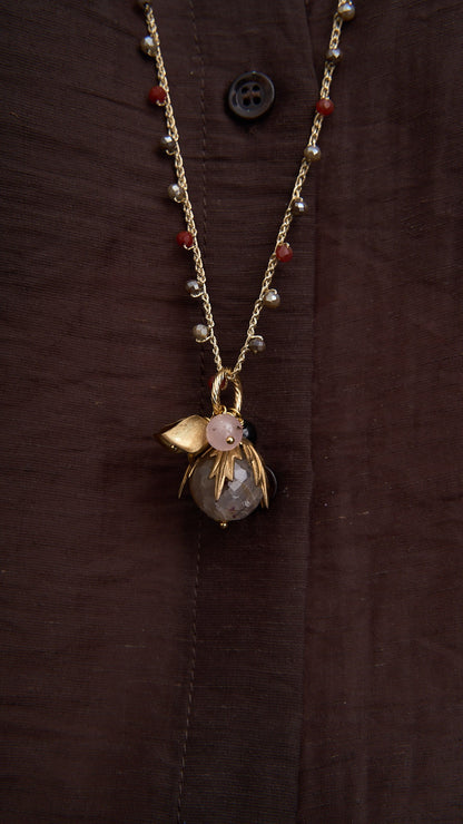 Via Roma - Collana "Baby Beautiful" Marrone - Oro - Rosa - Nero - Bianco