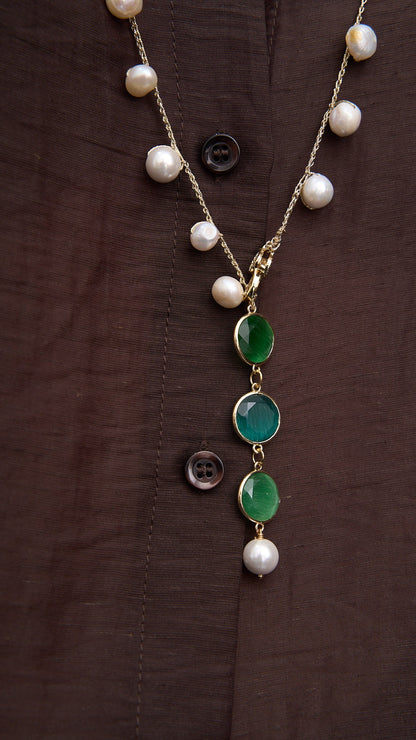 Via Roma - Collana "Jose 2.0" Oro - Bianco - Verde