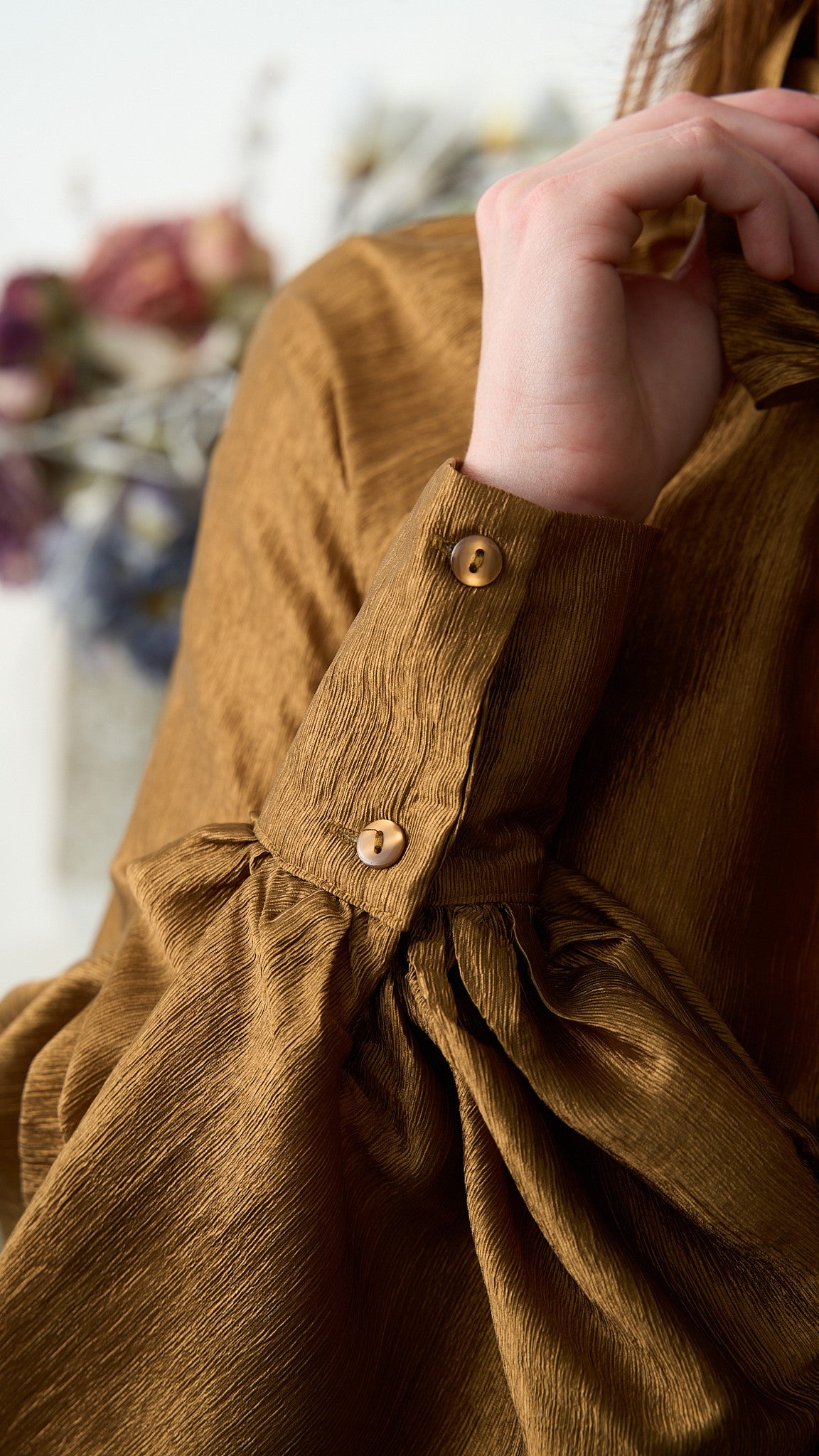 Tensione In - Camicia con fiocco - ART.26C3110CAMP Olio