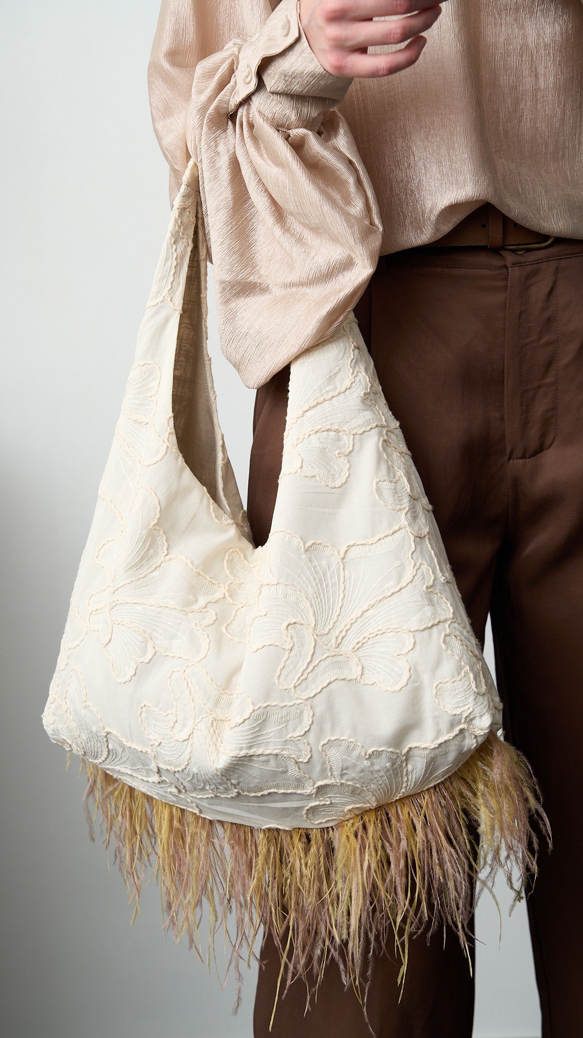 Via Roma - Shopper bag  Burro - Marrone - Ocra