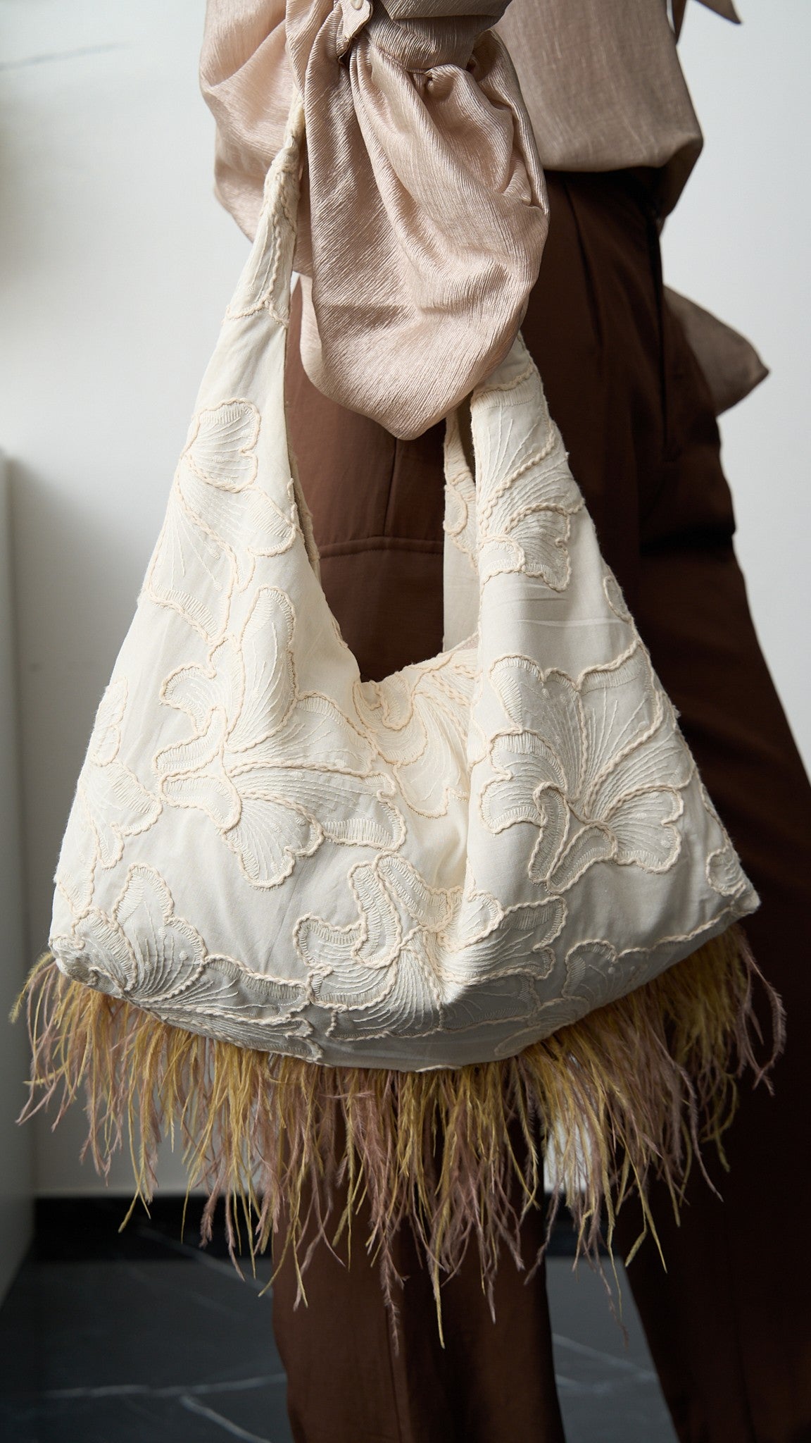 Via Roma - Shopper bag  Burro - Marrone - Ocra