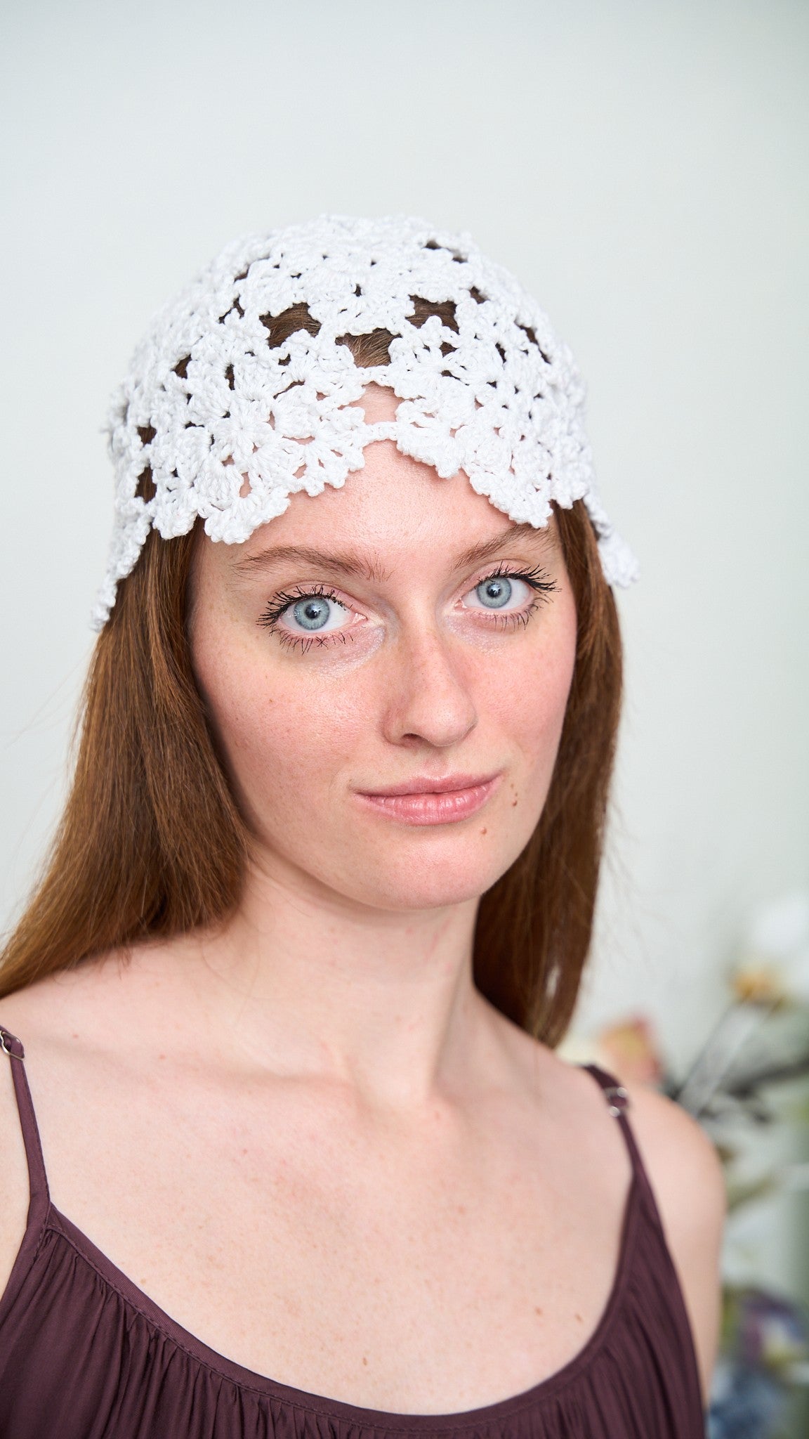 Via Roma - Cappello "Crochet" Bianco