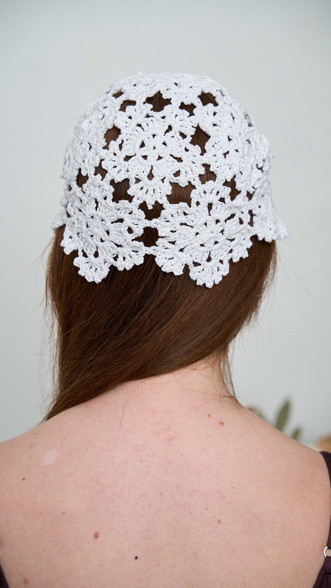 Via Roma - Cappello "Crochet" Bianco