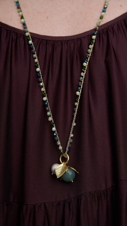 Via Roma - Collana "Beautiful" Blu - Verde - Viola - Burro