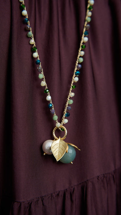 Via Roma - Collana "Beautiful" Blu - Verde - Viola - Burro