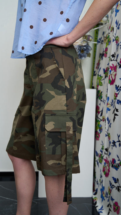 Tensione In - Bermuda cargo camo con tasconi - ART.39359 - Camouflage
