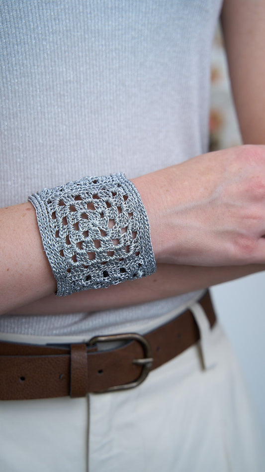 Via Roma - Bracciale "Crochet" Argento