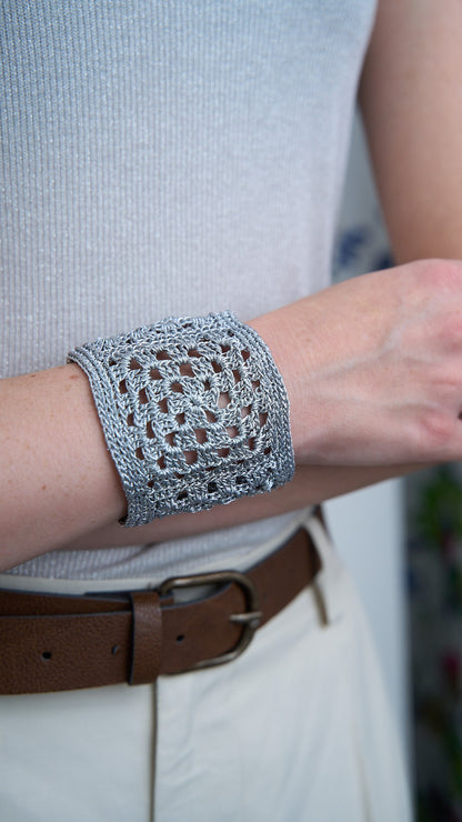 Via Roma - Bracciale "Crochet" Argento