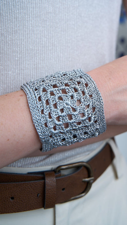 Via Roma - Bracciale "Crochet" Argento