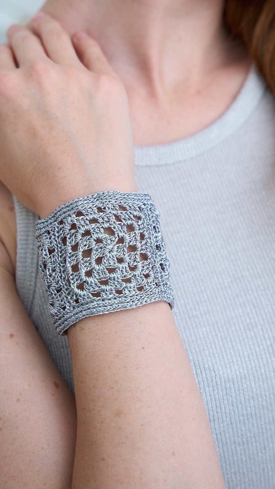 Via Roma - Bracciale "Crochet" Argento
