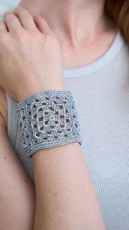 Via Roma - Bracciale "Crochet" Argento