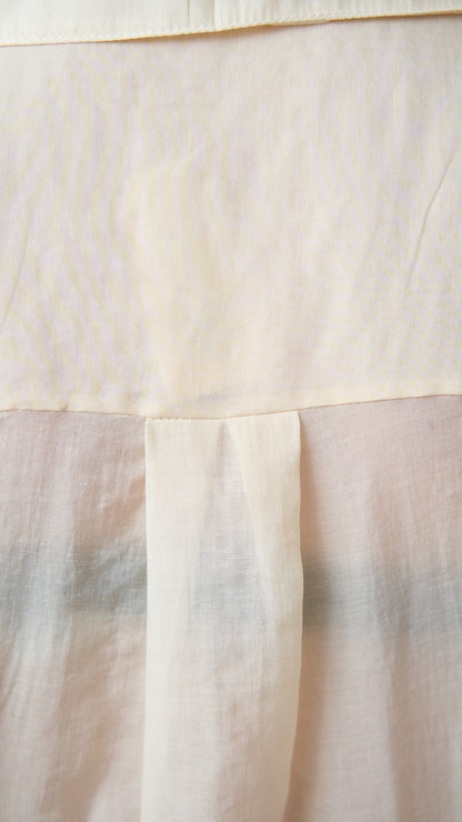 Via Roma - Camicia morbida oversize con colletto - Burro - ART.26AI50001800