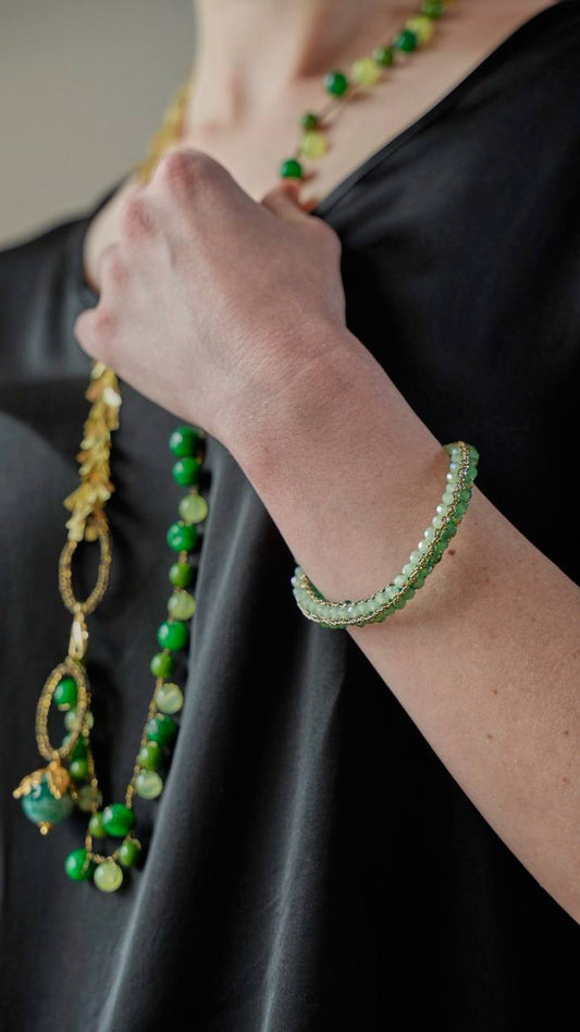 Bracciale "3 lati" Verde