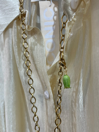 Via Roma - Collana "Linda" Verde - Oro